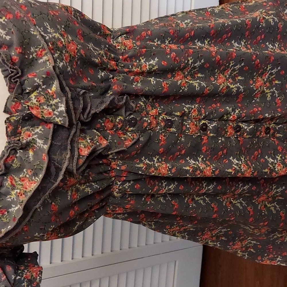 Floral Ruffle Dress - Picture 3 of 7